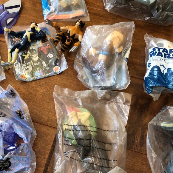 Vintage STAR WARS X Men Fantastic 4 Toy Figurines Collectible Lot Burger King - Picture 8 of 8